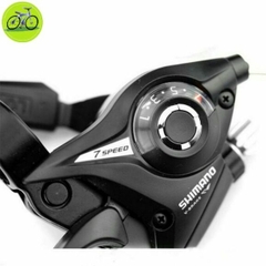 Cặp tay đề bấm xả xe đạp Shimano EF51 3x7 Speed tặng dầu tra sên xích xe đạp
