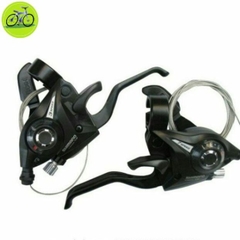 Cặp tay đề bấm xả xe đạp Shimano EF51 3x7 Speed tặng dầu tra sên xích xe đạp