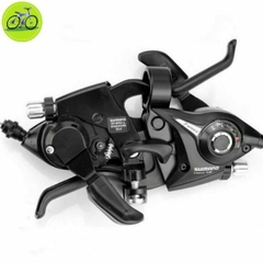 Cặp tay đề bấm xả xe đạp Shimano EF51 3x7 Speed tặng dầu tra sên xích xe đạp