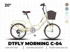 Xe Đạp mini DTFLY MORNING C-04 / phù hợp nữ 1m45-1m65