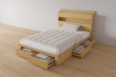 GN2501 Giường ngủ đôi Senja Nordic