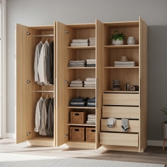 QA2506 Tủ quần áo Arora cánh mở