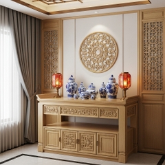 Mẫu ban thờ tủ