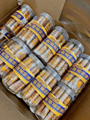 Bánh tráng cuộn tôm sấy giòn lava trứng muối