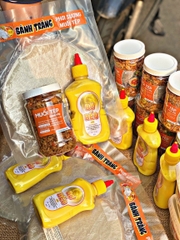 Set bánh tráng muối tép hành phi bơ béo