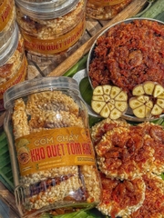 Cơm cháy kho quẹt tôm khô ( hũ 340g ) ( tạm hết hàng )