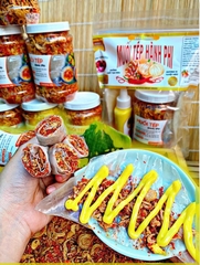 Set bánh tráng muối tép hành phi - tóp mỡ - bơ 2 vị lớn