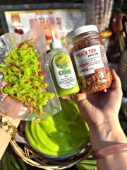 Set bánh tráng muối tép hành phi - bơ cốm