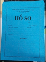 Bao thư A4 màu 24 x 35 cm có chữ Hồ Sơ ( 3 màu ) ( 100 cái/ xấp )