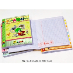 Tập ABC (Hòa Bình), 15x21 cm