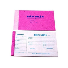 Giấy Biên Nhận 2 liên, 100 tờ