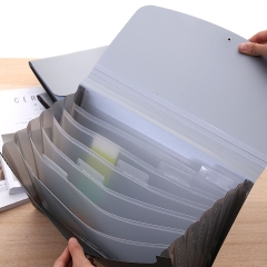 Cặp nhựa 7 ngăn Deli A4, nút thun