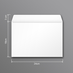 Bao thư A5 trắng 18 x 24 cm