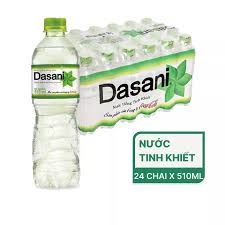 Nước Dasani 510 ml (24 Chai/ Thùng)