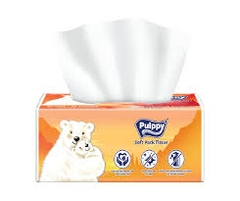 Khăn giấy rút Pulppy Polar Bear 250 tờ, 2 lớp