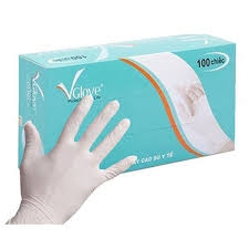 Bao tay y tế Vglove dài 24cm, có bột, dày