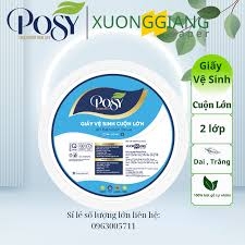 Giấy vệ sinh Posy cuộn lớn 700 gram