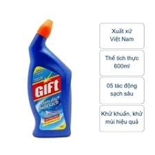 Gift tím tẩy toilet