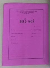 Bao thư A4 màu 24 x 35 cm có chữ Hồ Sơ ( 3 màu ) ( 100 cái/ xấp )