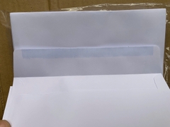 Bao thư trắng 12 x 22 cm có keo