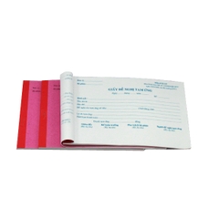 Phiếu đề nghị tạm ứng, 13x19 giấy tái sinh