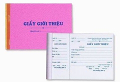 Giấy giới thiệu 13x19 cm