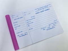 Giấy giới thiệu 13x19 cm