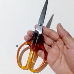 Kéo Inox TC120 cán đồi mồi - 17 cm