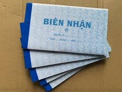Giấy biên nhận 1 liên có răng cưa
