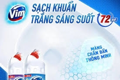 Vim tím tẩy toilet 880ml