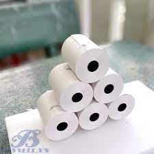 Giấy in bill nhiệt K80, phi 45mm