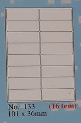 Decal nhãn Tomy A4 từ số 125 -> 148 (100 tờ/hộp)