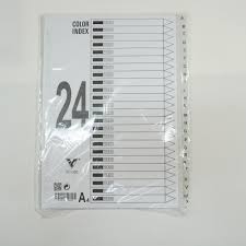 Bìa phân trang nhựa