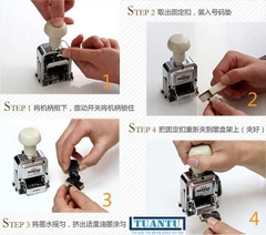 Máy đóng số tự động Deli