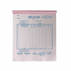 Phiếu Nhập/ Xuất kho 1 liên, giấy Pelure, 80 tờ