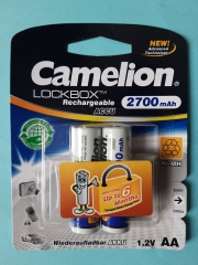 Pin sạc AA Camelion 1,2V, 2700 mAh