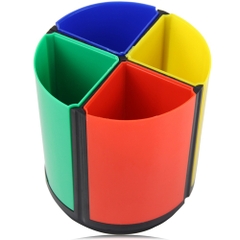 Hộp cắm bút King Star xoay (Ly 4 màu)