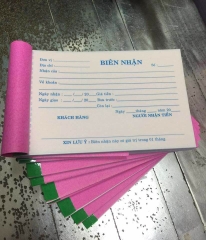 Giấy Biên Nhận 2 liên, 100 tờ