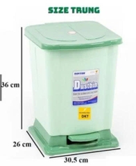 Thùng rác có chân đạp Duy Tân