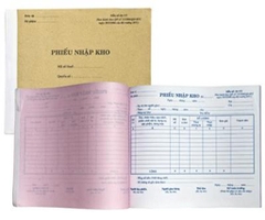 Phiếu Nhập/ Xuất kho 1 liên, giấy Pelure, 80 tờ