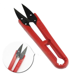 Kéo bấm chỉ cán nhựa màu đỏ DJ-107