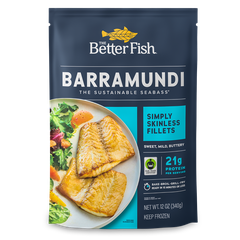 Cá Vược The Better Fish® Phi lê Không Da túi 340g