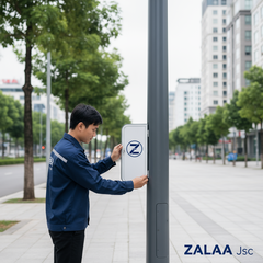 Phụ Kiện Cột Đèn ZALAA: Chức Năng & Hoàn Thiện Chuyên Nghiệp