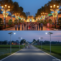 Giải Pháp Đèn Đường LED Năng Lượng Mặt Trời Theo Ứng Dụng ZALAA