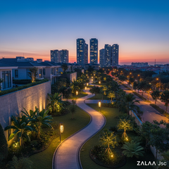 Đèn LED Sân Vườn ZALAA Cao Cấp | Giải Pháp Chiếu Sáng Cảnh Quan