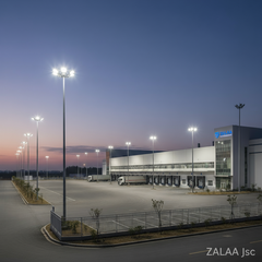 Đèn Pha LED Công Nghiệp ZALAA IP66+ Công Suất Lớn Bền Bỉ