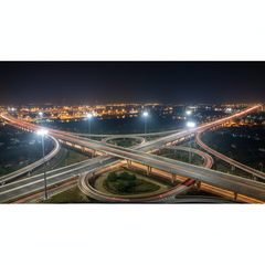 Cột Thép Công Suất Lớn ZALAA High Mast 14m-40m Chính Hãng