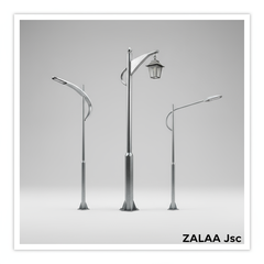 Cột Đèn Đường ZALAA: Giải Pháp Theo Kiểu Dáng & Kết Cấu