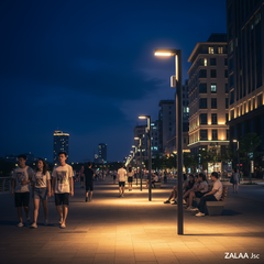 Giải Pháp & Phụ Kiện Đèn Đường Thông Minh ZALAA Chính Hãng