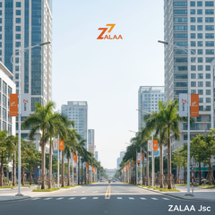 Phụ Kiện Cột Đèn ZALAA: Chức Năng & Hoàn Thiện Chuyên Nghiệp